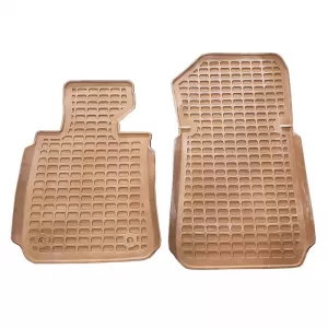 Car Mats 3D from Rubber suitable for BMW 1 E81, E87 04-11 ''Star Diamond'' 4 Pcs Beige-image-6308650