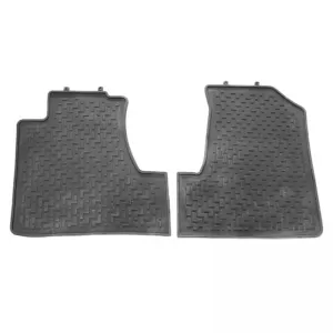 Car Mats 3D from Rubber suitable for Honda CR-V 3 07-13 ''Star Diamond'' 3 Pcs Black-image-6308670