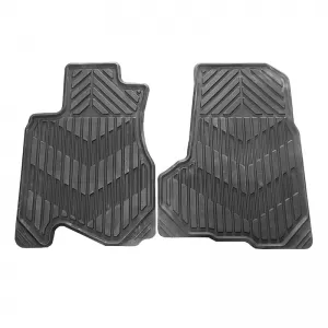 Car Mats 3D from Rubber suitable for Honda CR-V 2 03-07 ''Star Diamond'' 4 Pcs Black-image-6308678
