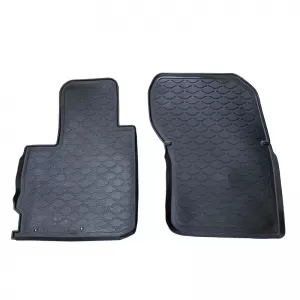 Car Mats 3D from Rubber suitable for Peugeot 4007 2008-2012 / Citroen C-Crosser 2008-2013 / Mitsubishi Outlander 2007-2012 ''Star Diamond'' 3 Pcs Black-image-6308692