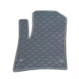 Car Mats 3D from Rubber suitable for Porsche Cayenne 1 (9PA) (02-11) / VW Touareg 1 (7L) (02-10) ''Star Diamond'' 3 Pcs Grey-image-6308708
