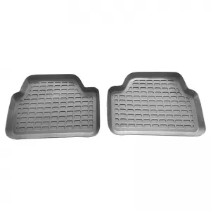 Car Mats 3D from Rubber suitable for BMW 1 E81, E87 04-11 ''Star Diamond'' 4 Pcs Grey-image-6308757