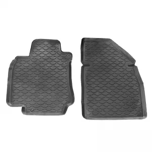 Car Mats 3D from Rubber suitable for Nissan Tiida / Versa 2006-2012 ''Star Diamond'' 4 Pcs Black-image-6308775
