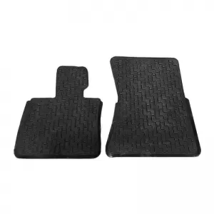 Car Mats 3D from Rubber suitable for BMW X5 E70 07-13 & 7 Seats, F15 13-18 / X6 E71 07-13, F16 15-19 ''Star Diamond'' 6 Pcs Black-image-6308802