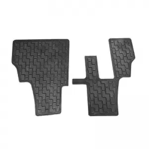 Car Mats 3D from Rubber suitable for BMW X5 E70 07-13 & 7 Seats, F15 13-18 / X6 E71 07-13, F16 15-19 ''Star Diamond'' 6 Pcs Black-image-6308805