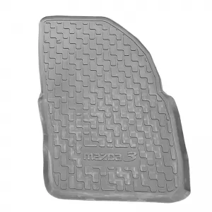 Car Mats 3D from Rubber suitable for Mazda 3 03-09 ''Star Diamond'' 4 Pcs Grey-image-6308847