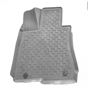 Car Mats 3D from Rubber suitable for Mercedes-Benz S-Class 05-13 W221 Long ''Star Diamond'' 5 Pcs Grey-image-6308930