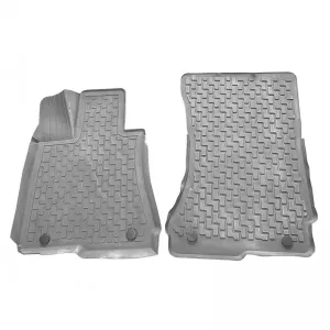 Car Mats 3D from Rubber suitable for Mercedes-Benz S-Class 05-13 W221 Long ''Star Diamond'' 5 Pcs Grey-image-6308933