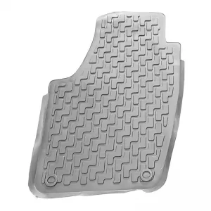 Car Mats 3D from Rubber suitable for Skoda Fabia 2002- / 2007-2014 ''Star Diamond'' 4 Pcs Grey-image-6308944