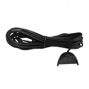 Parking System PDC with 2 Sensors 18mm Piano Black with LED Display Steel Mate PTS200F-image-6309028
