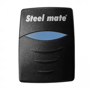Parking System PDC with 2 Sensors 18mm Piano Black with Display Steel Mate 4386-image-6309040