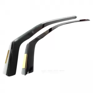 Wind Deflectors Heko suitable for Toyota Yaris Cross (2021+) 5 Doors - Black Color Pair 2 Pcs Front 29669