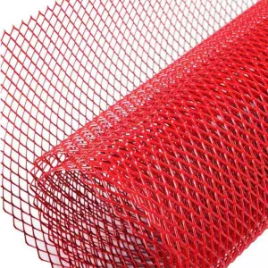 Bumper Mesh Universal Aluminium 120x20cm Red 1 Pc-image-6309088