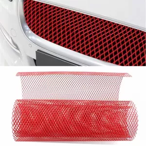 Bumper Mesh Universal Aluminium 120x20cm Red 1 Pc-image-6309089
