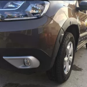 Front Bumper Fog Lamp Frames suitable for Dacia Duster 2018+ Silver Color 2 Pieces-image-6309218