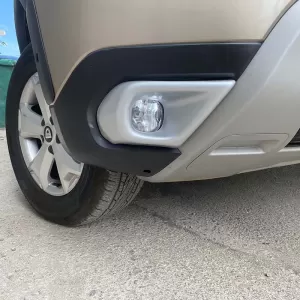 Front Bumper Fog Lamp Frames suitable for Dacia Duster 2018+ Silver Color 2 Pieces-image-6309219