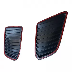 Rear Quarter Glass Cover suitable for Dacia Duster 2018+ Black Color 
