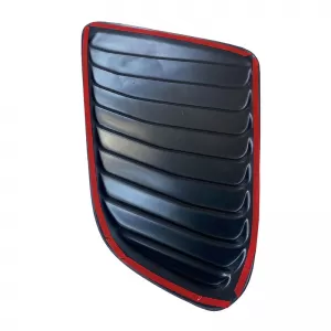 Rear Quarter Glass Cover suitable for Dacia Duster 2018+ Black Color 