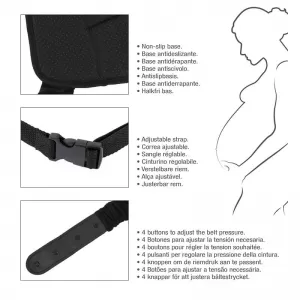 Car Safety Seat belt suitable for Pregnant Women ''Swiss Drive'' Alcantara RK19021-image-6309271