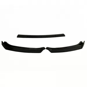 Front Spoiler suitable for VW Golf VII (7.5) 17-20 Standard Bumper Black Color Made from ABS Plastic 3 Pieces-image-6309307