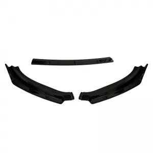 Front Spoiler suitable for VW Golf VII (7) 12-17 Standard Bumper Black Color From Abs Plastic 3 Pieces-image-6309328
