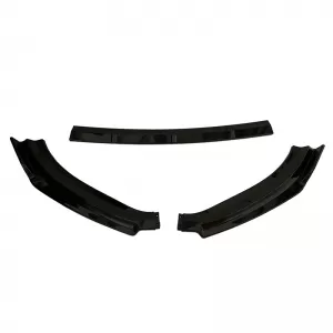 Front Spoiler suitable for VW Golf VII (7) 12-17 Standard Bumper Black Color From Abs Plastic 3 Pieces-image-6309329