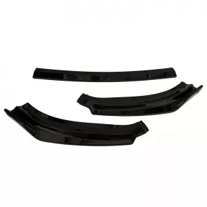 Front Spoiler suitable for VW Golf VII (7) 12-17 Standard Bumper Black Color From Abs Plastic 3 Pieces-image-6309330