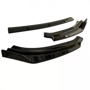 Front Spoiler suitable for VW Golf VII (7) 12-17 Standard Bumper Black Color From Abs Plastic 3 Pieces-image-6309331