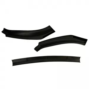 Front Spoiler suitable for VW Golf VII (7) 12-17 Standard Bumper Black Color From Abs Plastic 3 Pieces-image-6309332