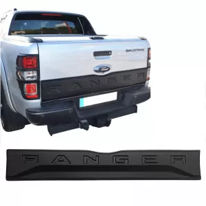 Protector pentru ușa din spate a camionetei, potrivit pentru Ford Ranger 2015+ din plastic ABS negru