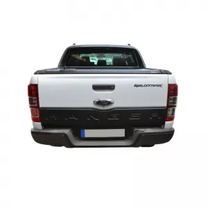 Rear Truck Door Protector suitable for Ford Ranger 2015+ From Abs Plastic Black-image-6309380