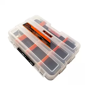 Tool Compartment Organiser Adjustable Transparent 22.4x16.4x6cm Tactix 320042-image-6309487