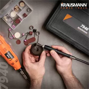 Mini Rotary Multi Tool 135W Krausmann 7940-image-6309536