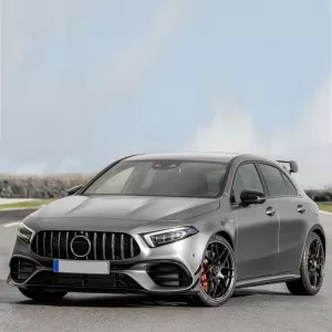 Front Bumper suitable for Mercedes-Benz A-Class W177 Hatchback / V177 Sedan 18+ A Design A45s Look-image-6309627