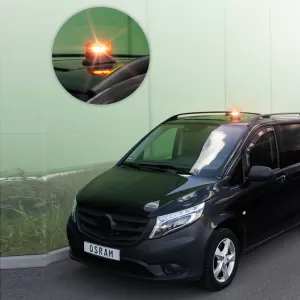 Revolving Warning Light Osram Led Beacon Light 12/24Volt 1900K 148 x 89 mm Orange RΒL102-image-6309718