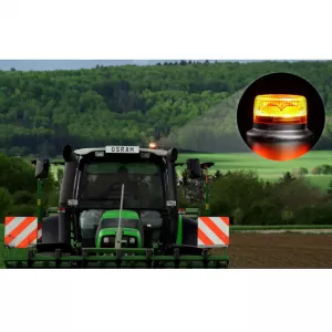 Revolving Warning Light Osram Led Beacon Light 12/24Volt 1900K 148 x 89 mm Orange RΒL102-image-6309721