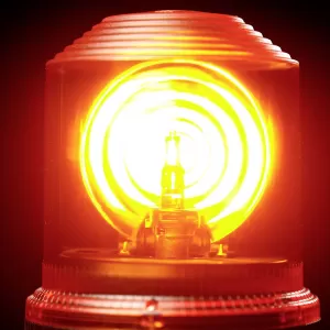 Revolving Warning Light Osram Beacon Light H1 24Volt 2200K 150 x 193 mm Orange RΒL101-image-6309740