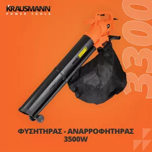 Elektrischer Handbläser 3500W mit Geschwindigkeitsregelung Krausmann 3300-image-6309857