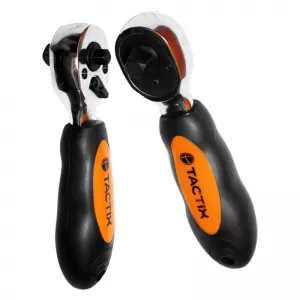 Double Face Mini Ratchet 1/4" / 3/8" With 72 Blades Tactix 900060