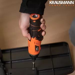 Akku-Schraubendreher mit LED-Taschenlampe 3.6V Krausmann 7010-image-6309911