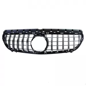 Front Grille suitable for Mercedes-Benz B-Class W246 14-18 GT A Design Panamericana Look Black/Chrome 1 Pc-image-6310109