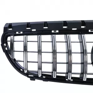 Front Grille suitable for Mercedes-Benz B-Class W246 14-18 GT A Design Panamericana Look Black/Chrome 1 Pc-image-6310112