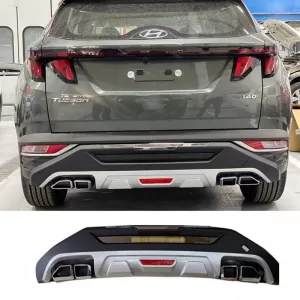 Skid Plates Bumper Body kit suitable for Front and Rear Bumper suitable for Hyundai Tucson 2021+ 2 Pieces
