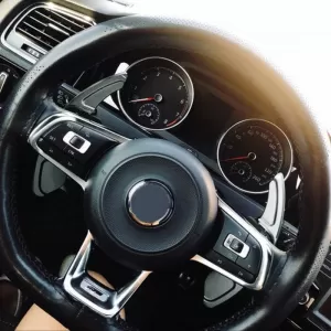 Paddles Shift Aluminium suitable for VW Golf VII (7) 13-17 / VW Tiguan 17+ Silver 2 Pieces-image-6310151