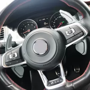 Paddles Shift Aluminium suitable for VW Golf VII (7) 13-17 / VW Tiguan 17+ Silver 2 Pieces-image-6310152
