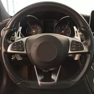Paddles Shift Aluminium suitable for Mercedes-Benz C-Class W205 / GLC / GLE / S-Class / CLA / GLA Silver 2 Pieces-image-6310186