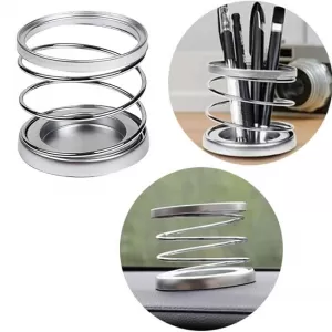 Drink Holder Spiral Silver 99552