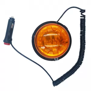 Revolving Warning Light Screw Magnetic And Suction Cup Led 12V/24V 13x7cm Orange-image-6310254