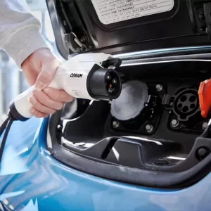 Electric Car Single Phase Charging Station Cable 5 Pin 32Amp 7.2 kWh 5 Meters Type 2 - Type 1 Osram OCC13205-image-6310295