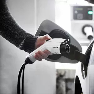 Electric Car Single Phase Charging Station Cable 5 Pin 32Amp 7.2 kWh 5 Meters Type 2 - Type 1 Osram OCC13205-image-6310299